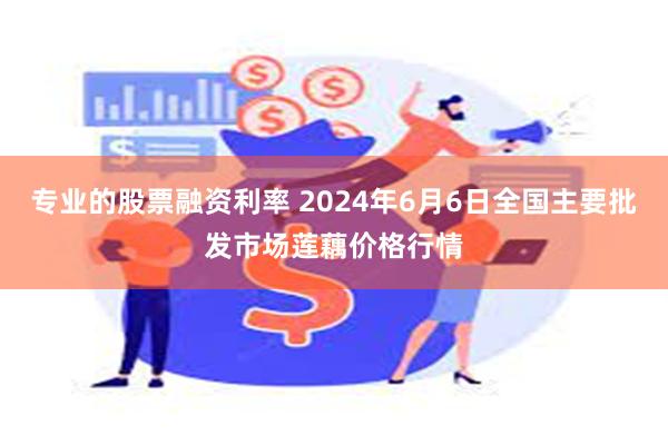 专业的股票融资利率 2024年6月6日全国主要批发市场莲藕价格行情